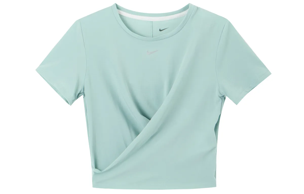 Nike Crop Tops Women's Mineral Crew Neck Moderate