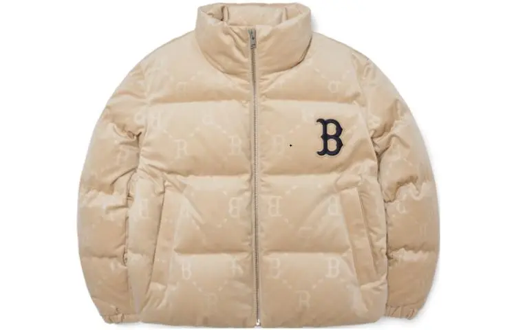 MLB Down Jacket Short Women's Beige