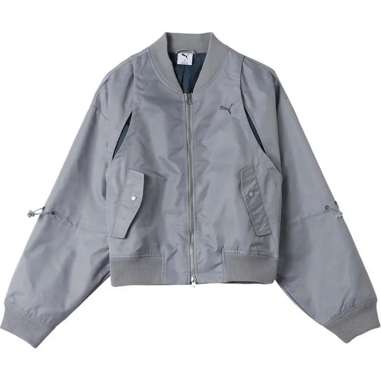 PUMA Jackets & Coats Women's Gray