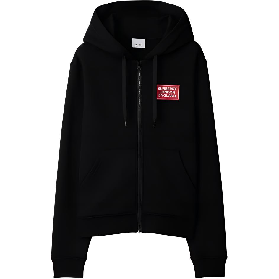 Женское худи Burberry Burberry SS24 Logo (черное)