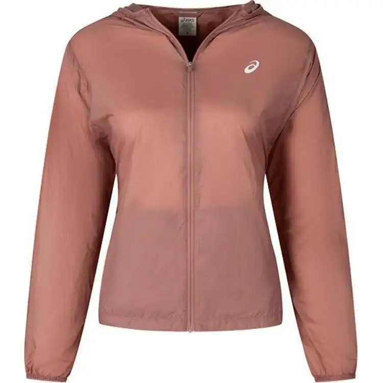 ASICS Jackets Women's Gray Pink Hooded Moderate Other