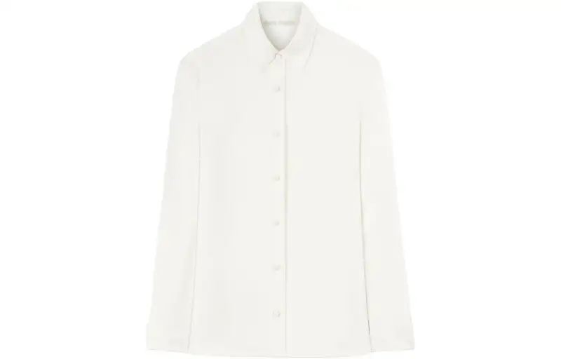 Palm Angels monogram-jacquard silk shirt