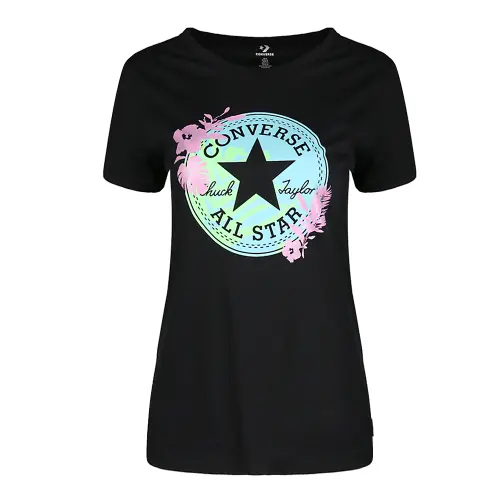 Converse CHUCK TAYLOR T Shirt Women's Black