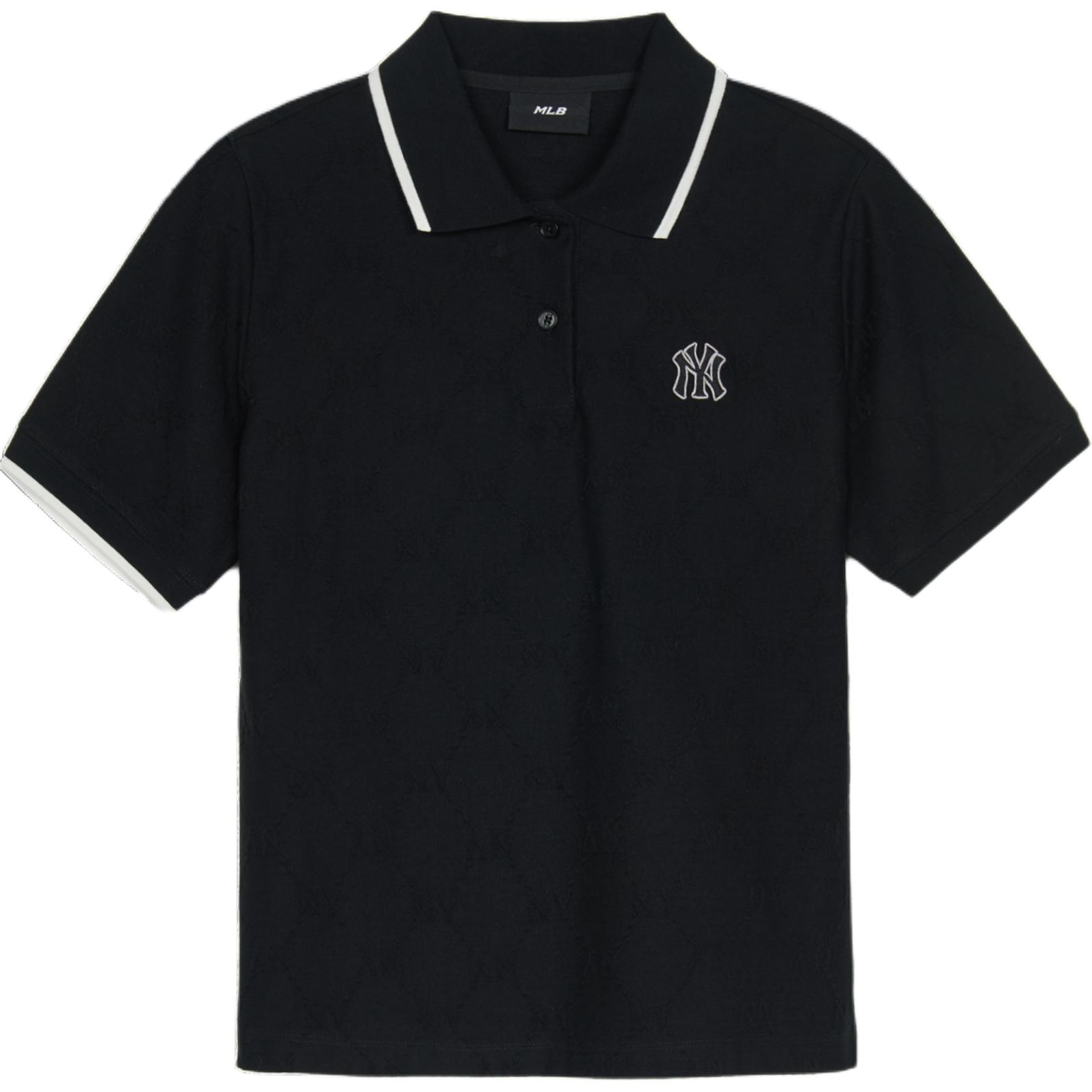 Женская футболка MLB Polo (черная)