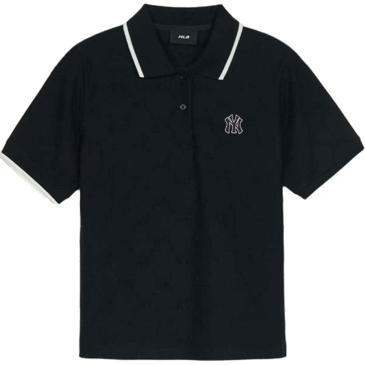 MLB Polo Shirts Women's Black Moderate Straight Fit