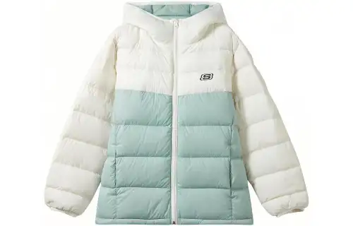 Skechers Down Jacket Unisex Marshmallow White
