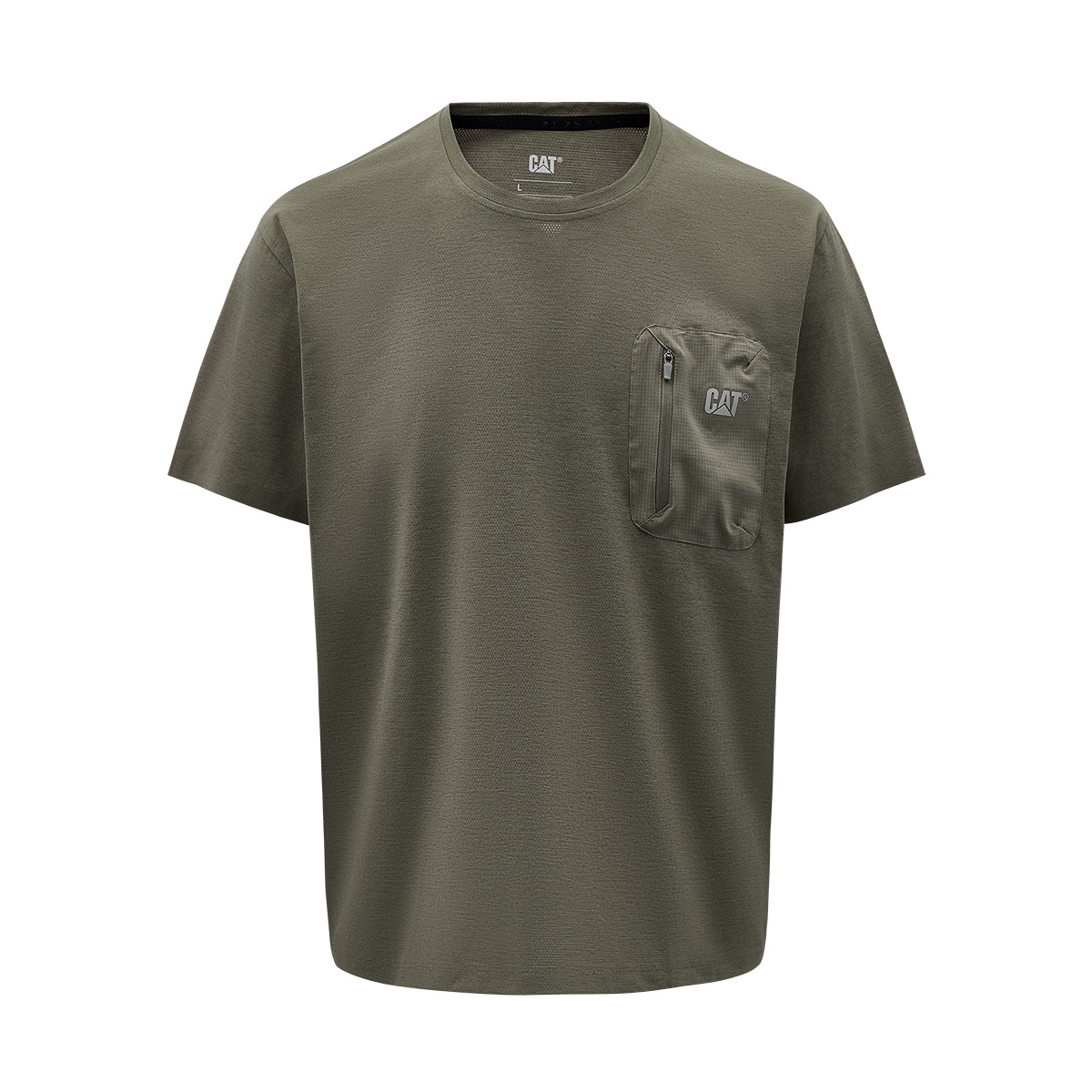 Мужская футболка CAT Pocket T-Shirt (черная)