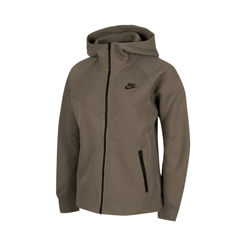 Женская куртка Nike AS W NSW TCH FLC WR FZ HDY (коричневая)