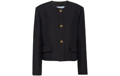 PRADA Single breasted Tricotine Jacket