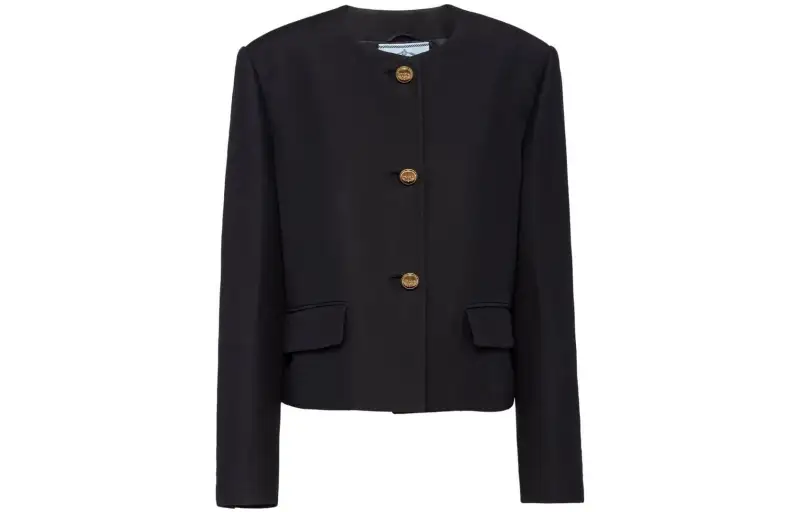 PRADA Single breasted Tricotine Jacket