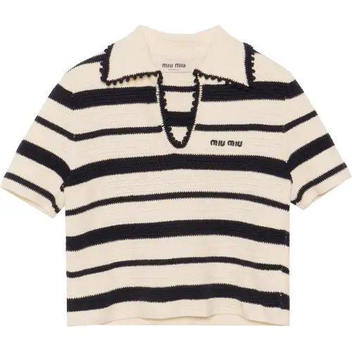 MIU MIU SS24 Knitwear Women's Beige