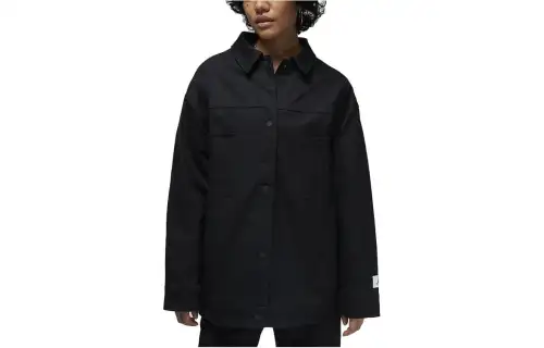 Jordan Jackets Women's Black Lapel Moderate Other