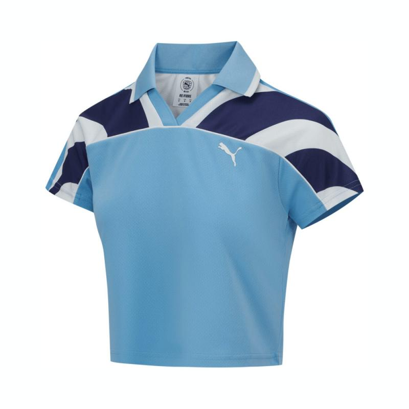 Женское поло PUMA (синее)