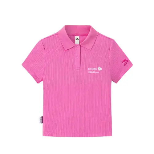 Anta Life Collection Polo Shirt Women's Wild Rose Pink