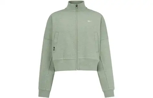 Reebok Jackets Women's Light Army Green Stand Collar Moderate Other