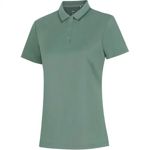 Li Ning Polo Shirt Women's Mountain Green