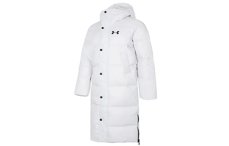 Under Armour Down Jackets Women's White Hooded Moderate Other