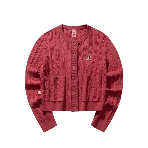 Anta x KUAJIE,LIANMINGKUAN Life Collection Knitwear Women's Warm Fall Red