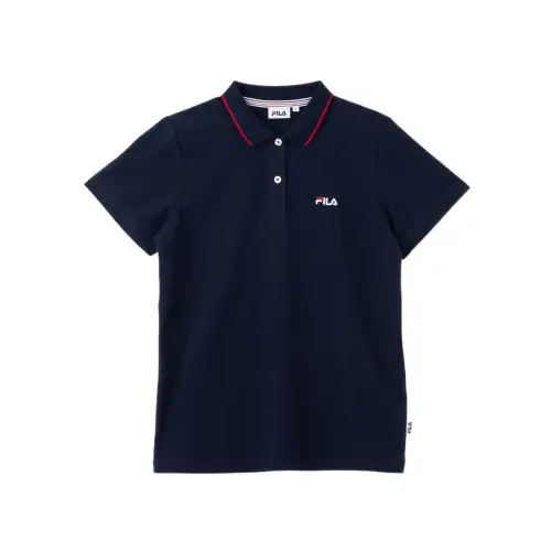 FILA SS25 Polo Shirt Women's Marine Blue