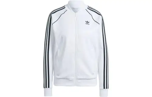 Adidas Originals Jackets Women's White Crew Neck Moderate Other