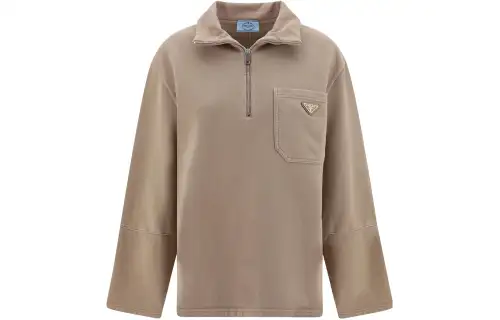 PRADA Sweatshirts Women's Brown Moderate