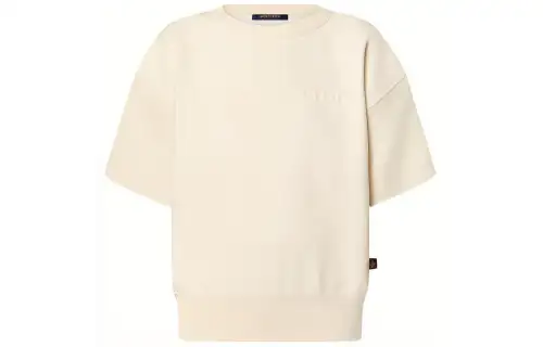 LOUIS VUITTON Embossed Signature Sweater Top