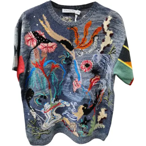 DIOR Cashmere Sweater Women's Blue
