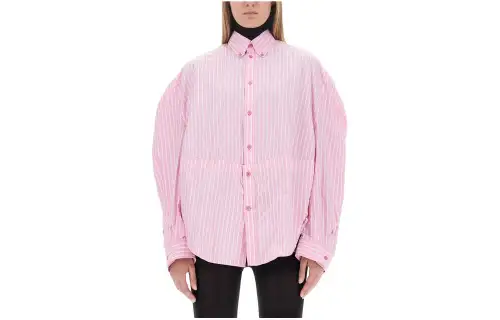 Balenciaga Striped Cotton Shirt