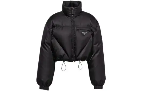PRADA Re Nylon Gabardine Down Jacket Down Jacket Women's Black