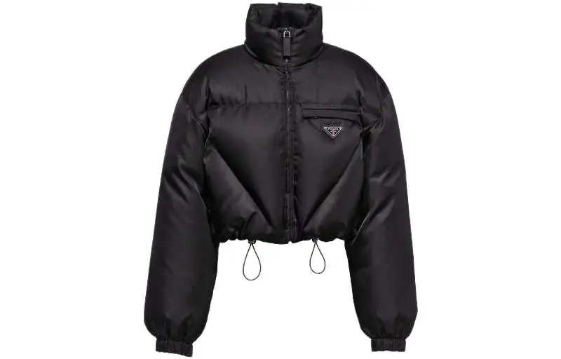 PRADA Re Nylon Gabardine Down Jacket Down Jacket Women's Black