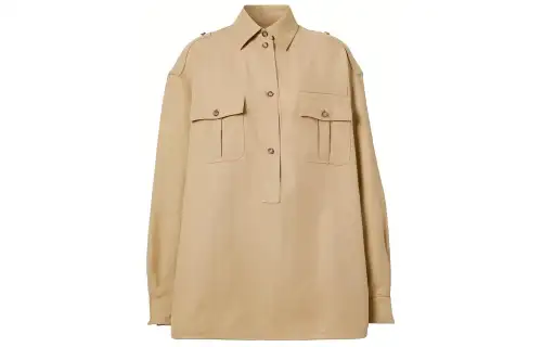 Burberry Shirts Women's Yellow Lapel Moderate Other