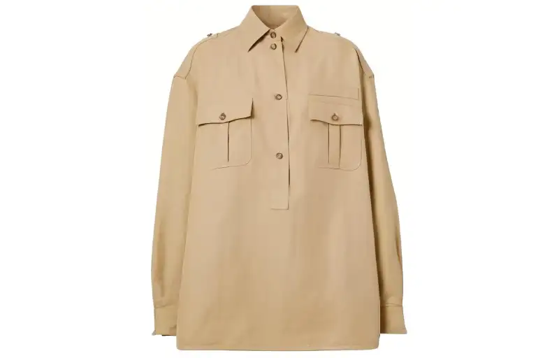 Burberry Shirts Women's Yellow Lapel Moderate Other