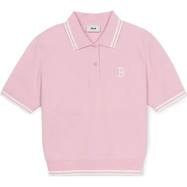 MLB Boston Red Sox Polo Shirt Women's Pink