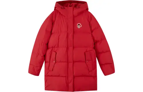 Skechers BRITISH MUSEUM Down Jackets Women's Samba Red Hooded Moderate Other