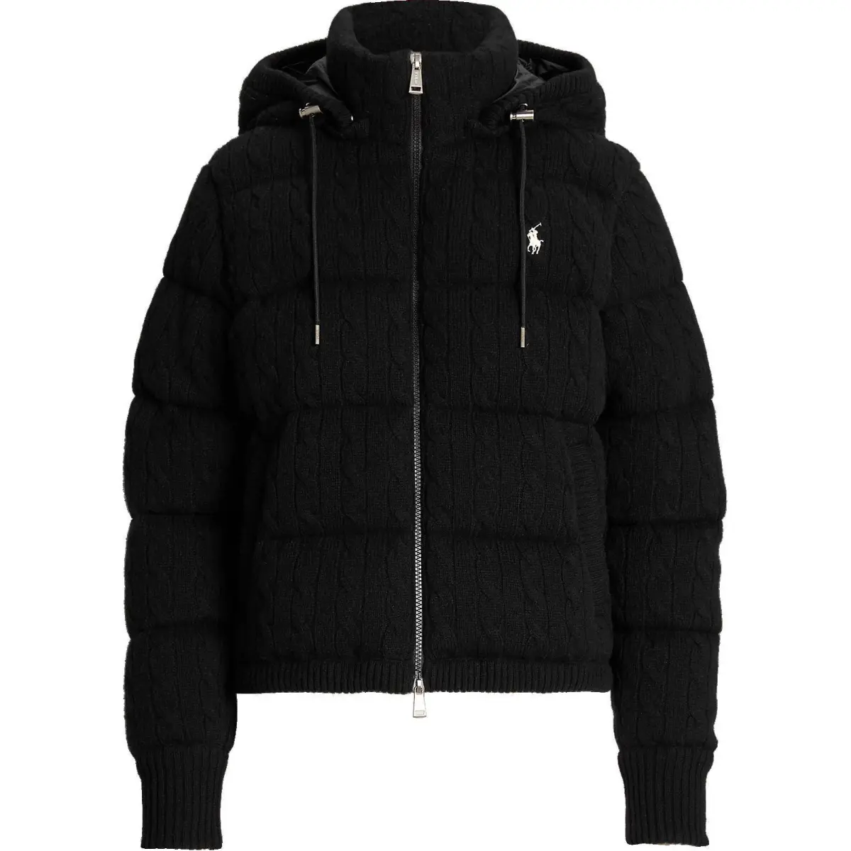 Polo Ralph Lauren Down Jacket Straight Fit Version Women's Black