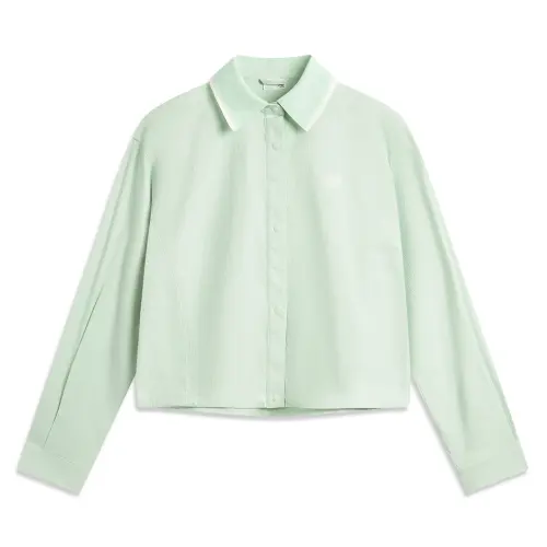 Li Ning Sports Life Collection Shirt Women's Ice Fat Green