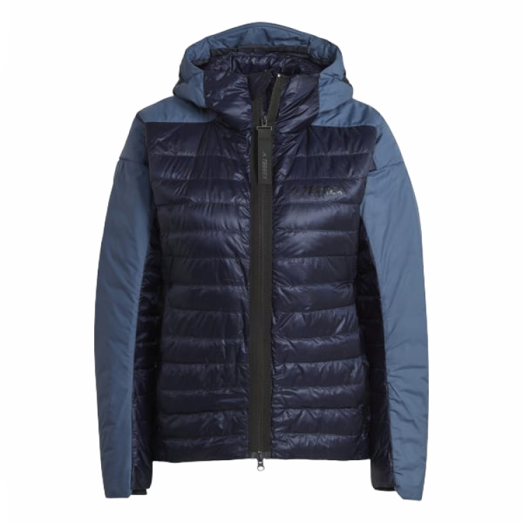 Adidas TERREX MYSHELTER DOWN HOODED JACKET Jackets & Coats Women's Dark Shadow Chestnut/Dark Shadow Red