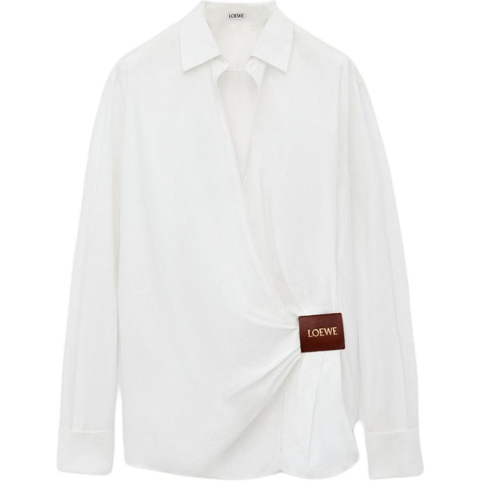 Женская рубашка LOEWE SS25 (белый)