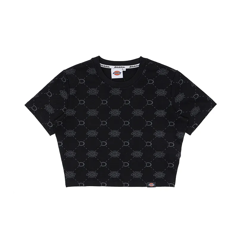 Dickies T-Shirts Women's Black Crew Neck