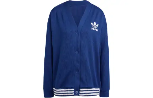 Adidas Originals Cardigan Knitwear Women's Dark Blue