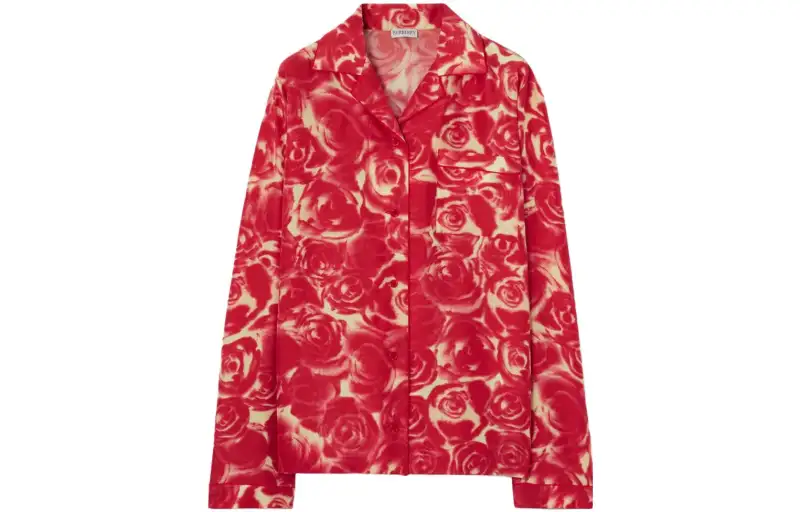 Burberry Shirt Women's Mailbox Red