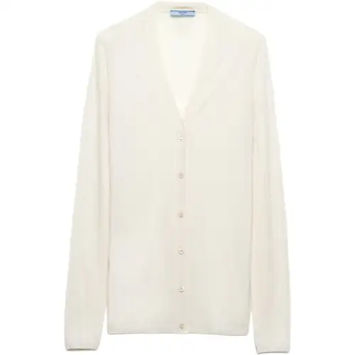 PRADA Ribbed Cardigan