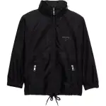 Prada triangle logo cropped rain jacket