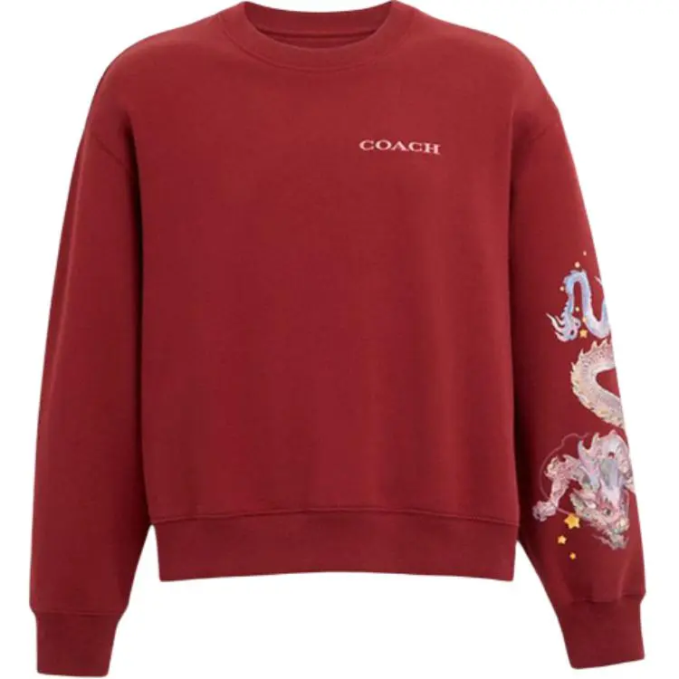COACH FW23 Sweatshirt Women's Red