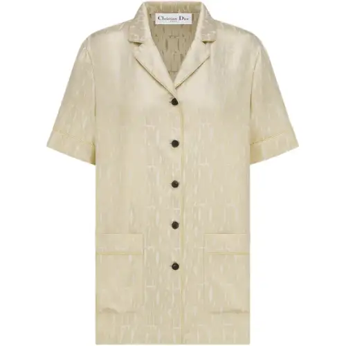 DIOR Shirts Women's Yellow Lapel Moderate Other