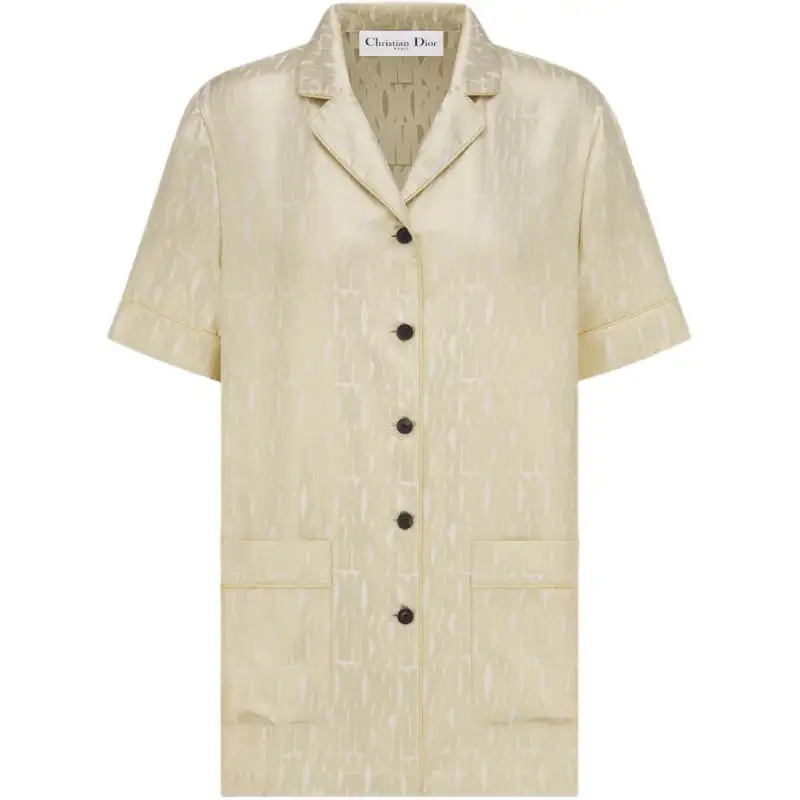 DIOR Shirts Women's Yellow Lapel Moderate Other