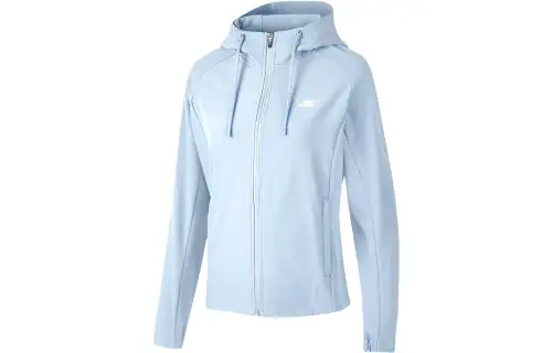 Skechers Jackets Women's Moon White Blue/02P8 Hooded Moderate Other