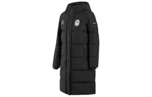 Skechers Down Jackets Women's Carbon Black 0018 Hooded Moderate Other
