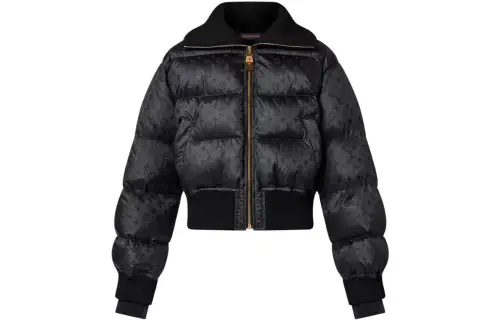 LOUIS VUITTON Pre Owned 2010s Monogram Puffer Jacket