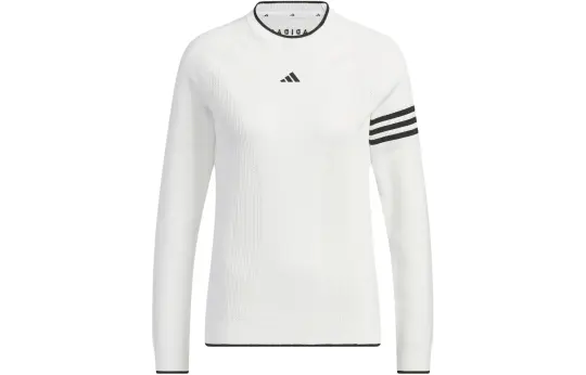 Adidas Long Sleeve Pullover Sweater Knitwear Women's White